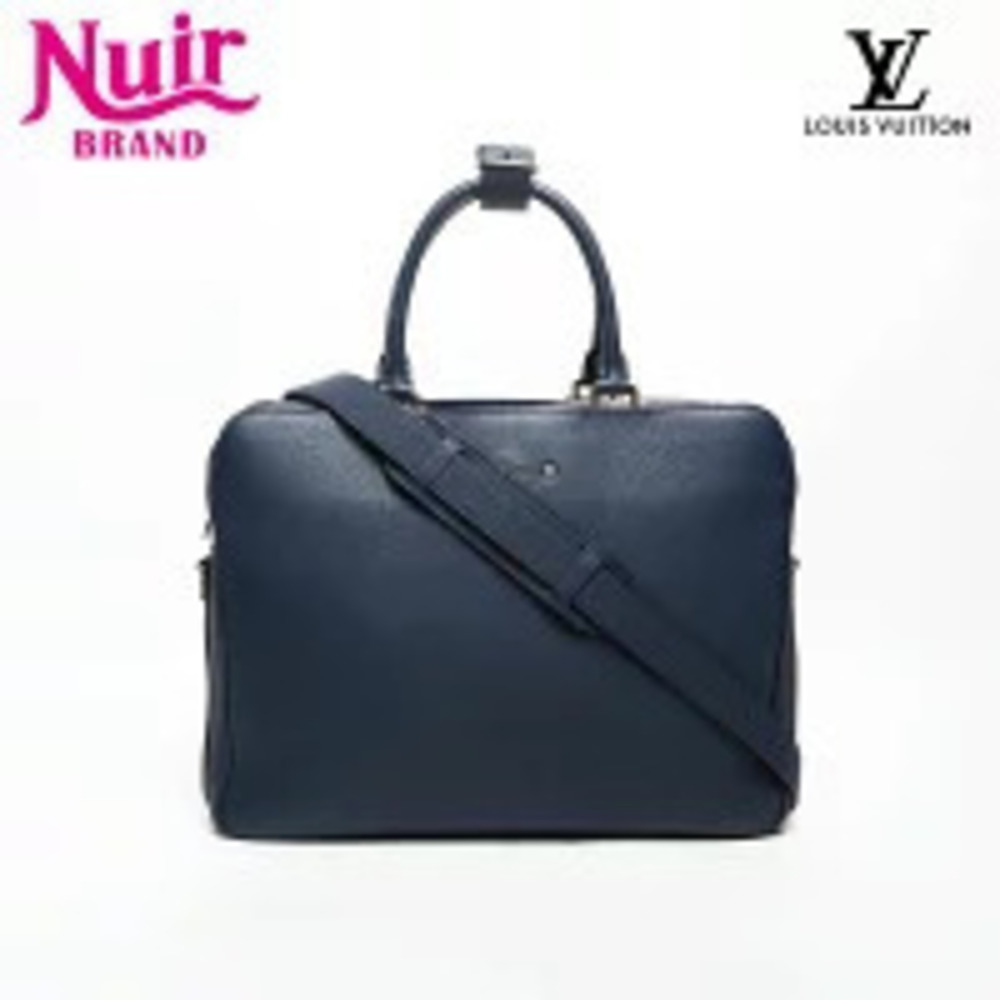 Louis Vuitton Armand Handbag Marine Navy Blue Briefcase Blue - Picture 2 of 13